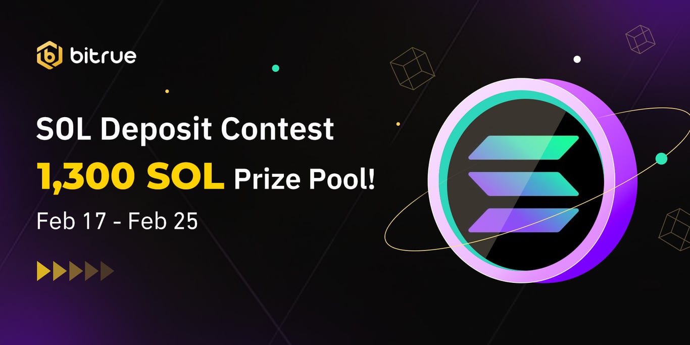 Solana Deposit Contest by Bitrue: Win 1.300 SOL TOKEN!