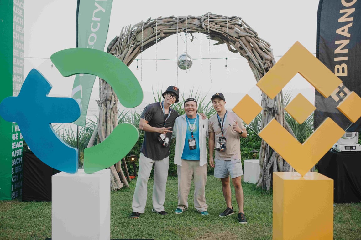 Project Lead TKO Token, Bonifacio Renanda (tengah). Sumber: Tokocrypto.