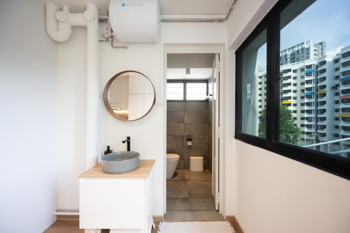 A natural look was preferred by the homeowner, in line with the Japandi theme