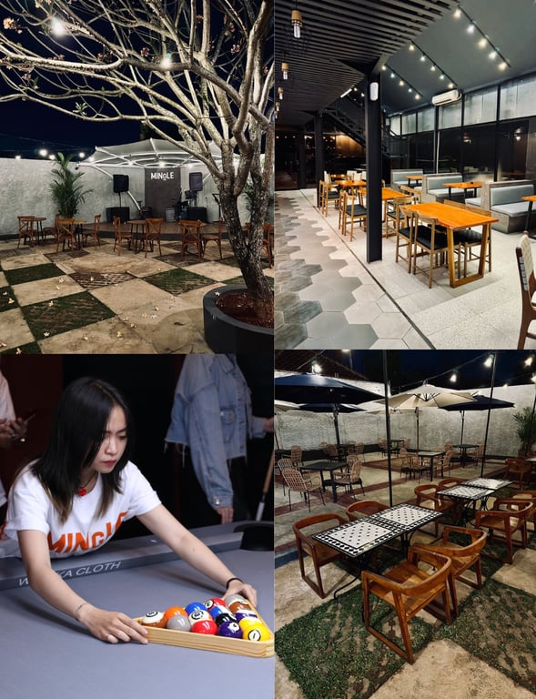 Tempat yang cozy dengan Billiard lounge di lantai 2