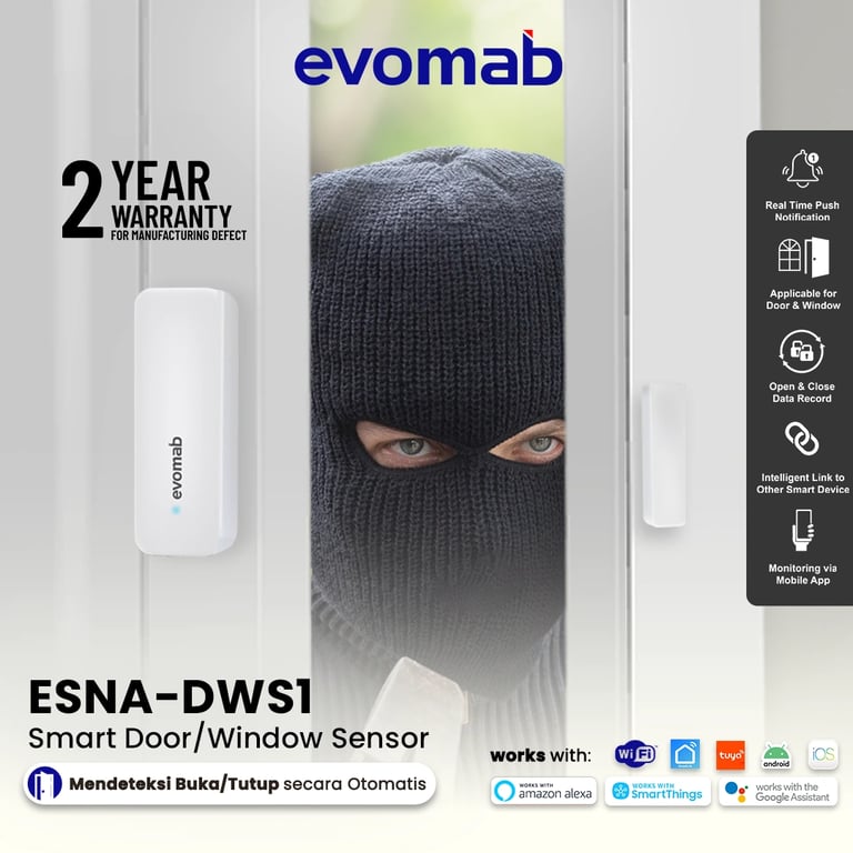 Smart Door/Window Sensor evomab ESNA-DWS1