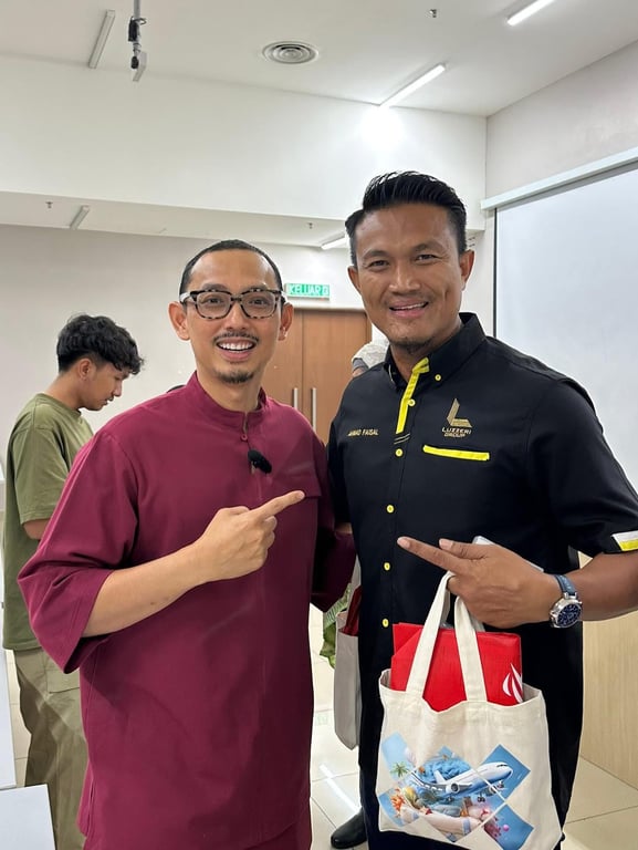 Ahyat Ishak, Property Analyst & Ahmad Faisal, Managing Director of Luzzeri Group.