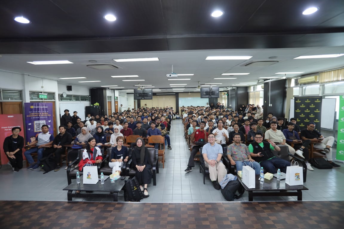 Web3 University Tour 2025 pada 29 April 2025 di Universitas Gadjah Mada (UGM), Yogyakarta. Sumber: Tokocrypto.