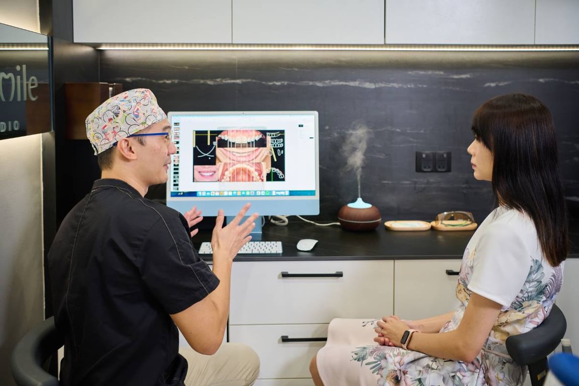 A consultation with your dental practitioner is essential before the procedures for the best outcome