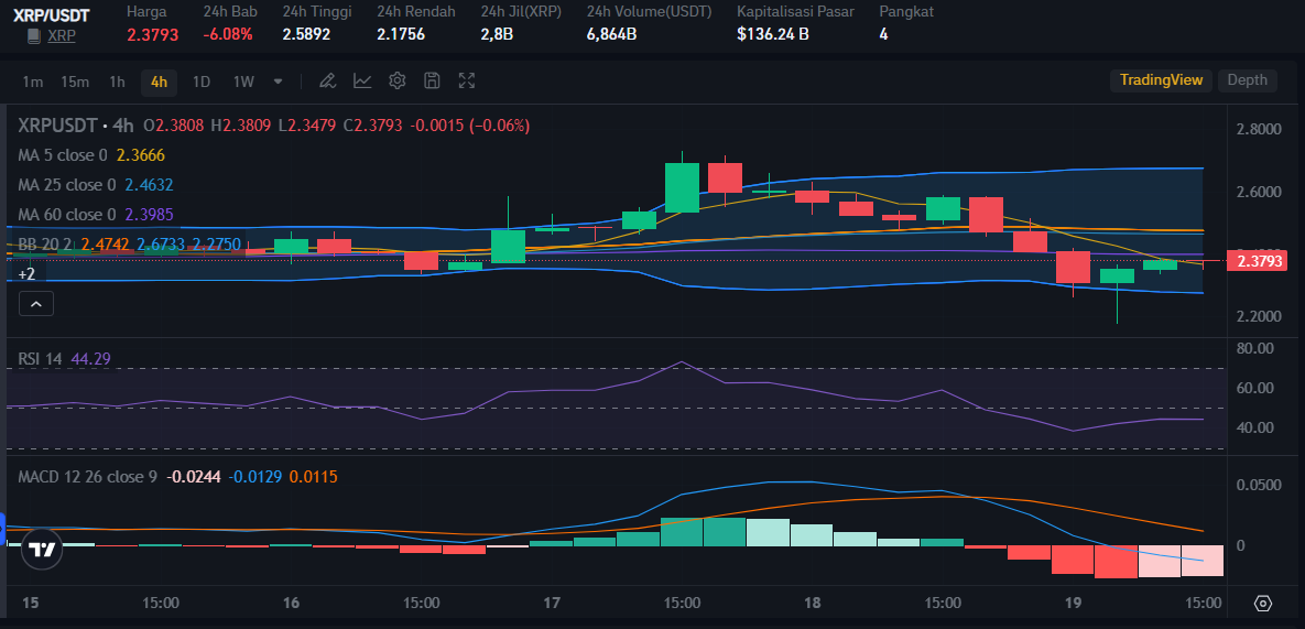 XRP price today on Bitrue Market