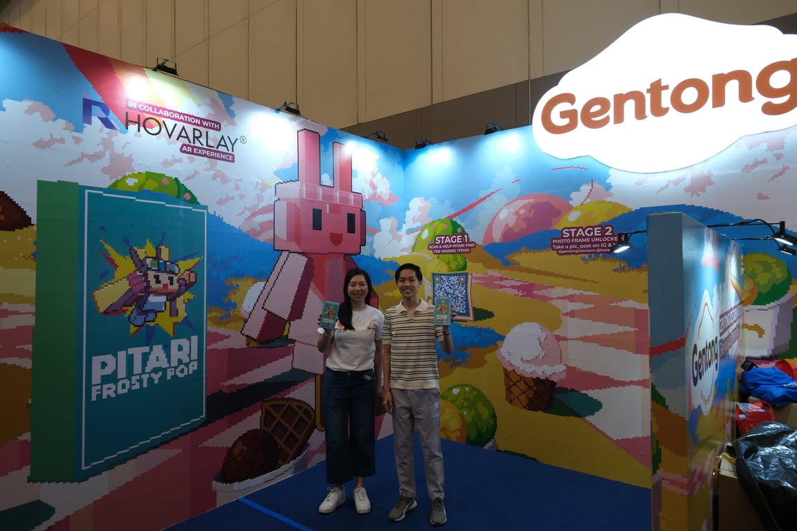 Kellyn Limas, Direktur Kreatif Gentong Ice Cream (kiri) dan Brian Tay, Co-Founder HOVARLAY (kanan)