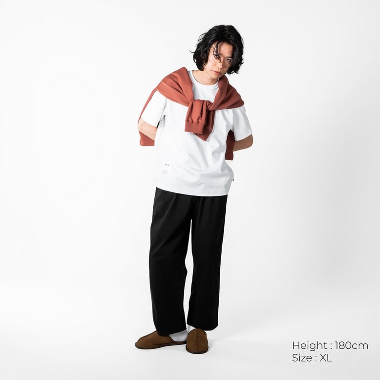 Outfit Movie Date Bodypack Core Field Relax Wide Cotton Pants