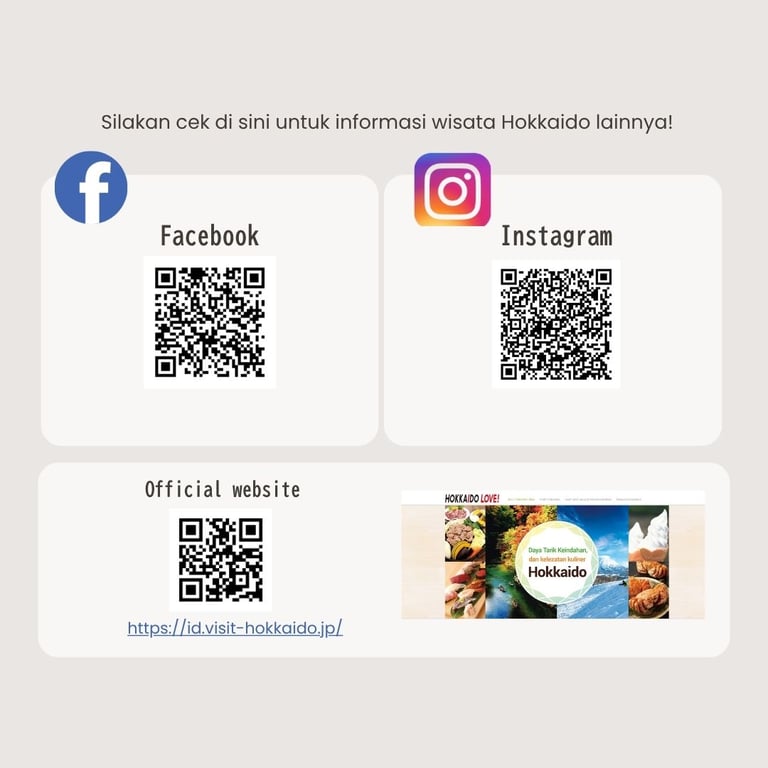 Silakan cek di sini untuk informasi wisata Hokkaido lainnya!