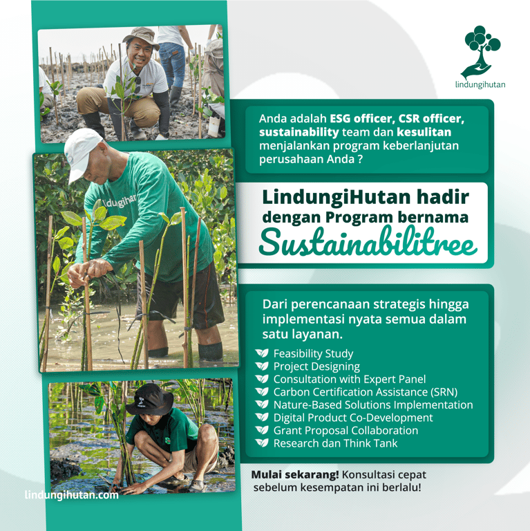Layanan SustainabiliTree (Foto: Tim LindungiHutan)