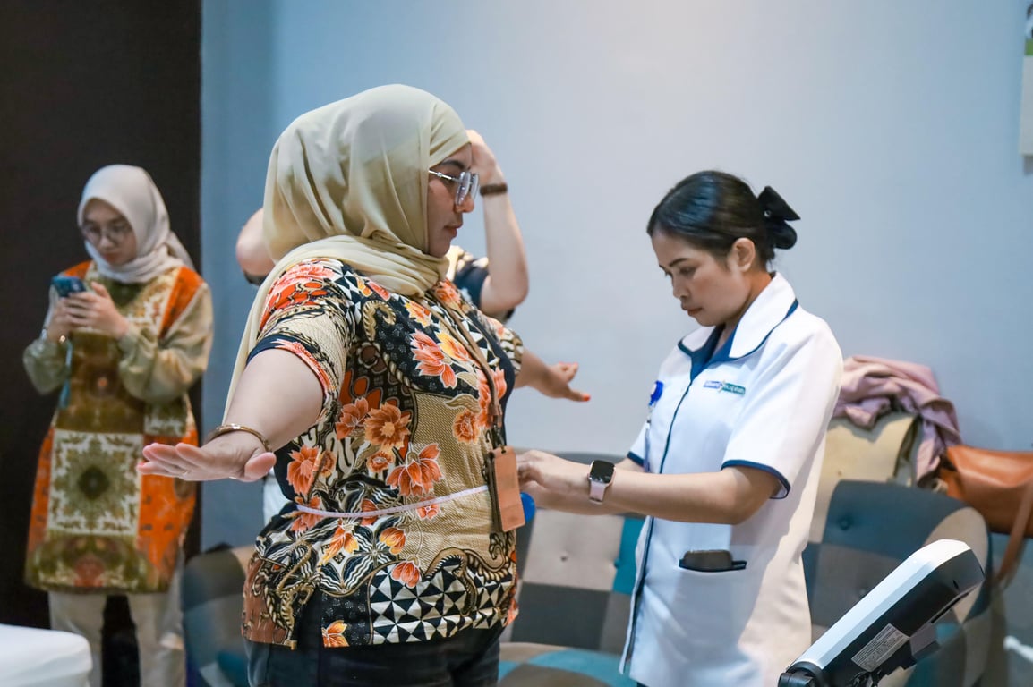 Peserta well being challange mengikuti kegiatan