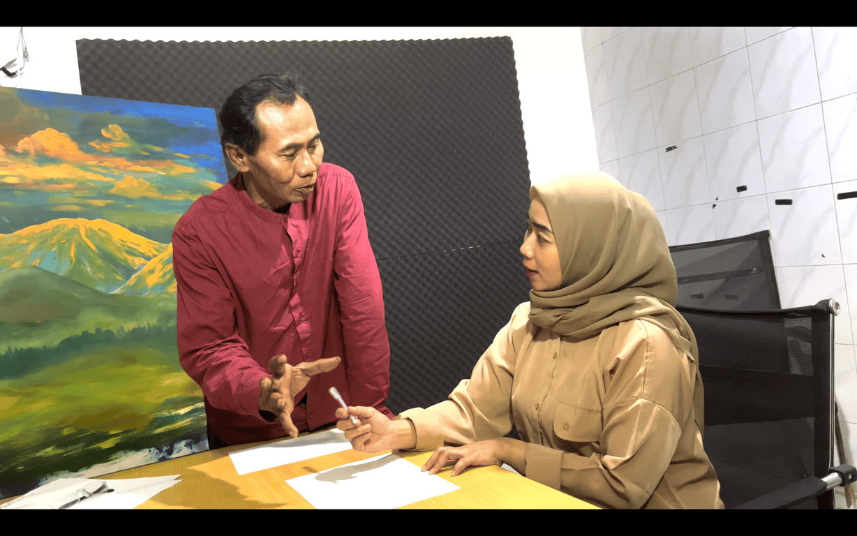 Sesi workshop Soul Release Art Mastery