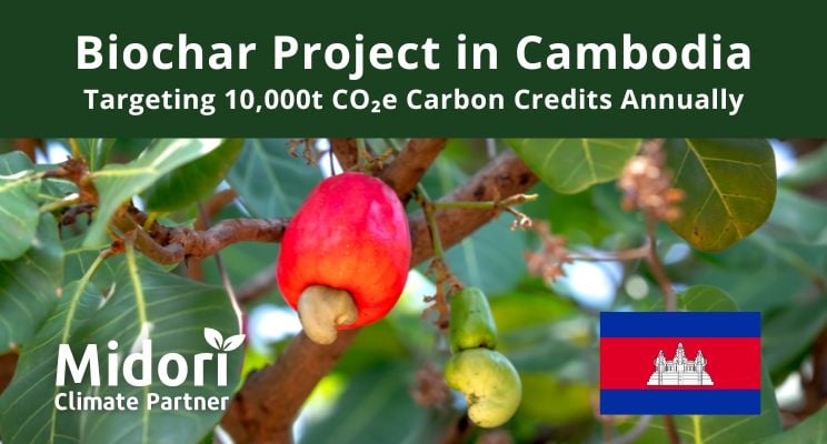 Biochar Project in Cambodia to Generate 10,000t CO2e CDR Carbon Credit Annually from 2025 | PR