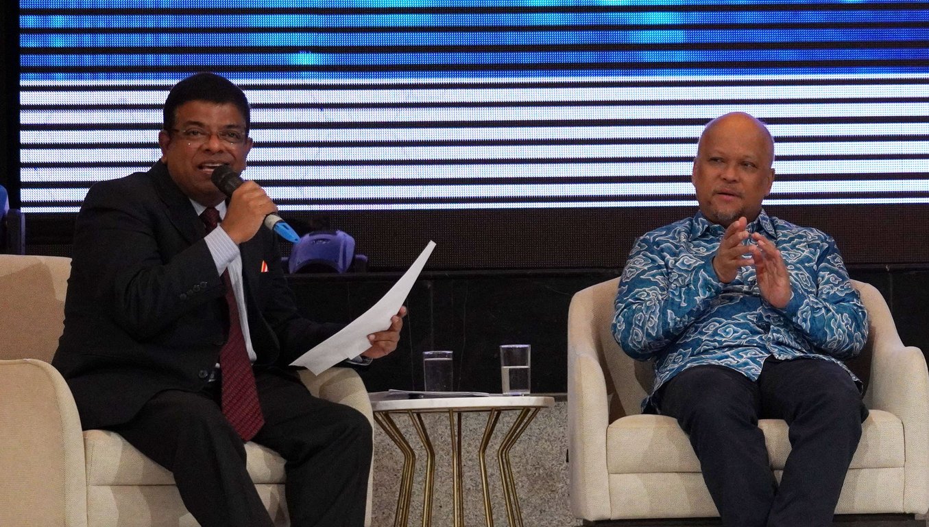 Sachin Gopalan, Pendiri dan CEO Indonesia Economic Forum; Dr Ilham A Habibie, Ketua Persatuan Insinyur Indonesia Foto: India NewsDesk/Rafi Fadhilah