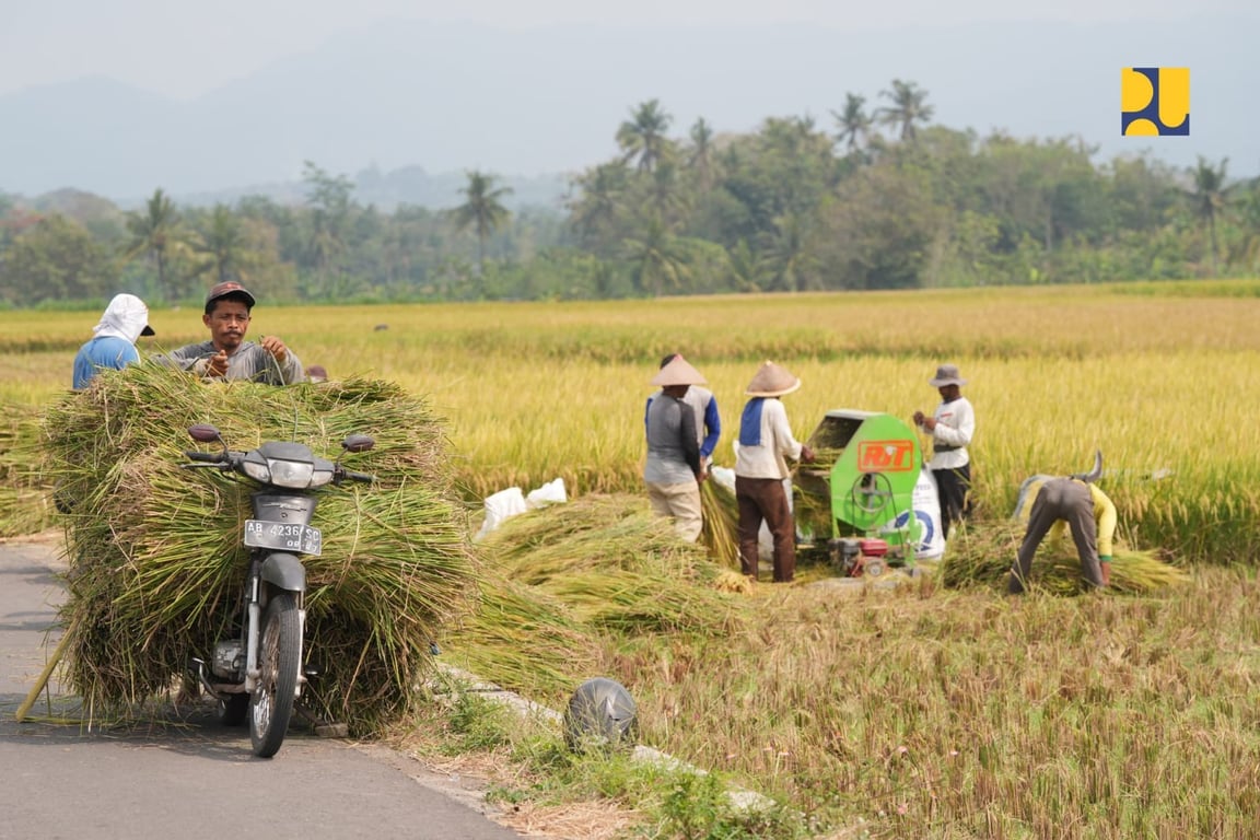 aktivitas warga sebagai petani sekitar