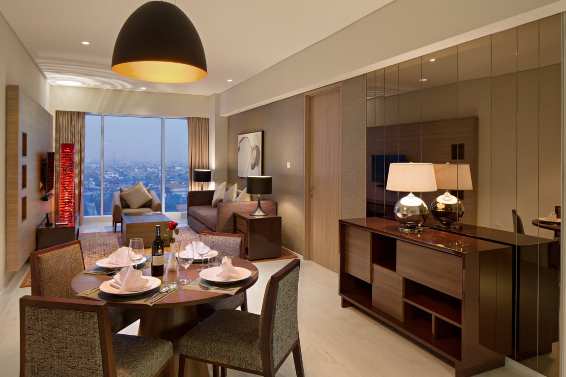 Living room area di One Bed Room 
