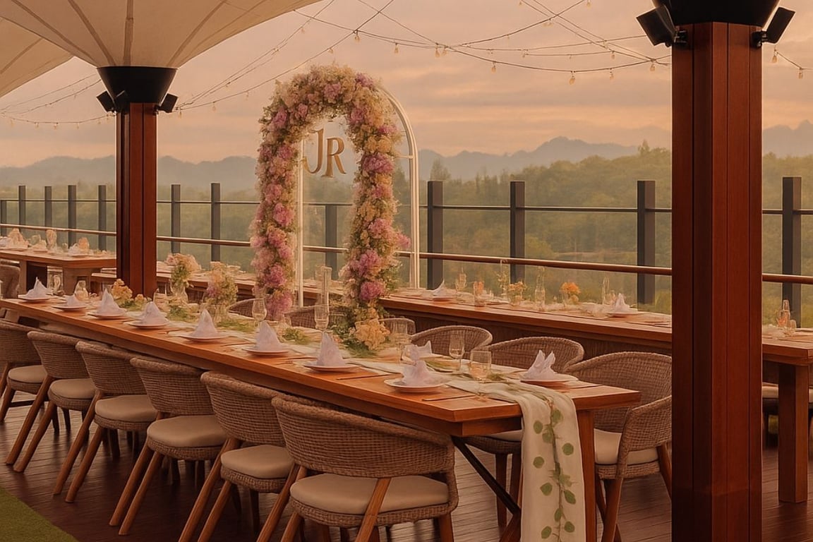 Intimate Wedding di Rooftop Bar