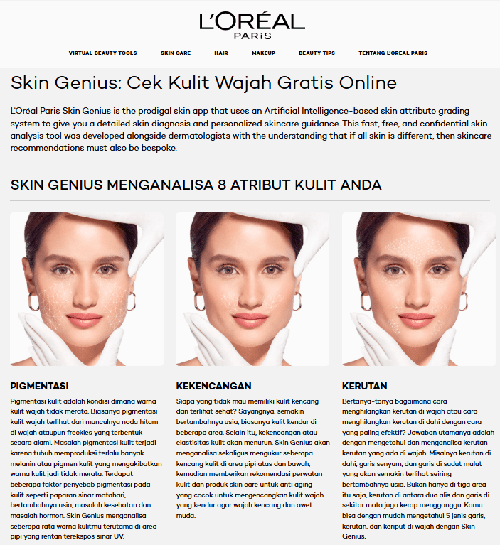 Contoh penerapan strategi micro moment marketing oleh L’Oréal 