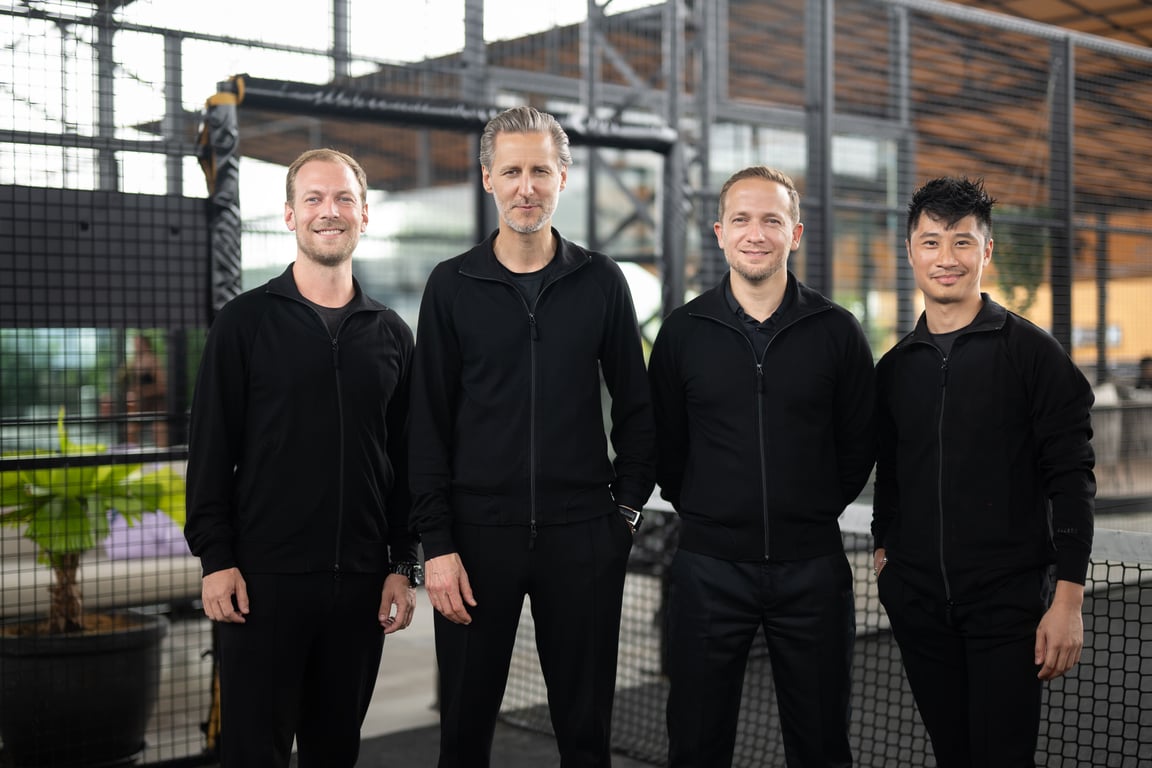 From left to right: Daniel Liljekvist (Managing Director), Oscar Arrsjö (CEO), Stan Zabolotsky (Co-Founder), and Nicholas Caiole (Co-Founder)