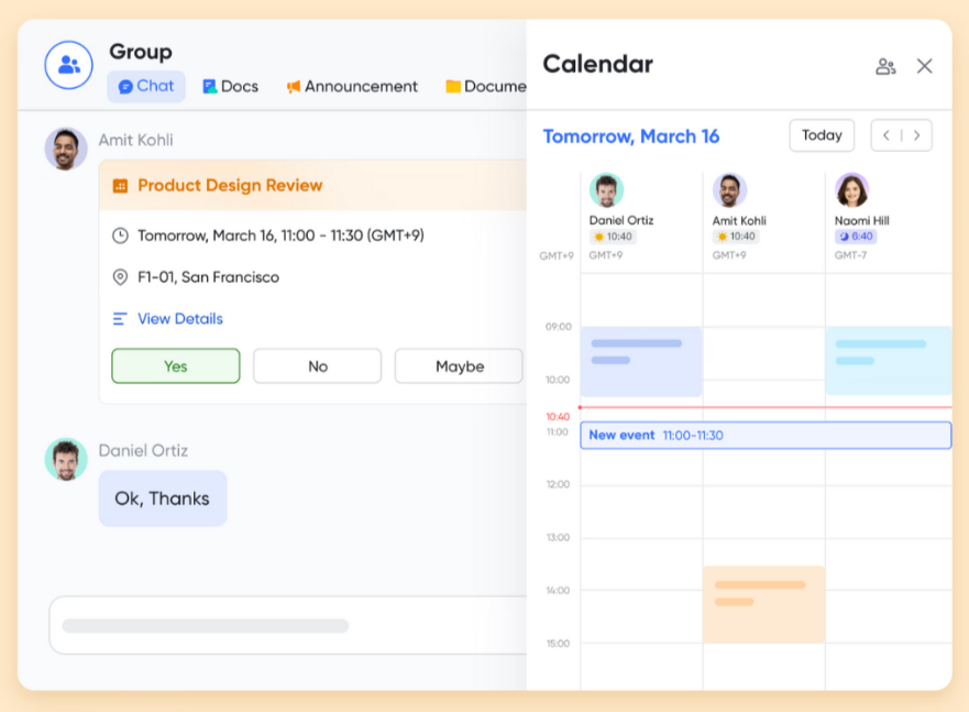 Lark Calendar