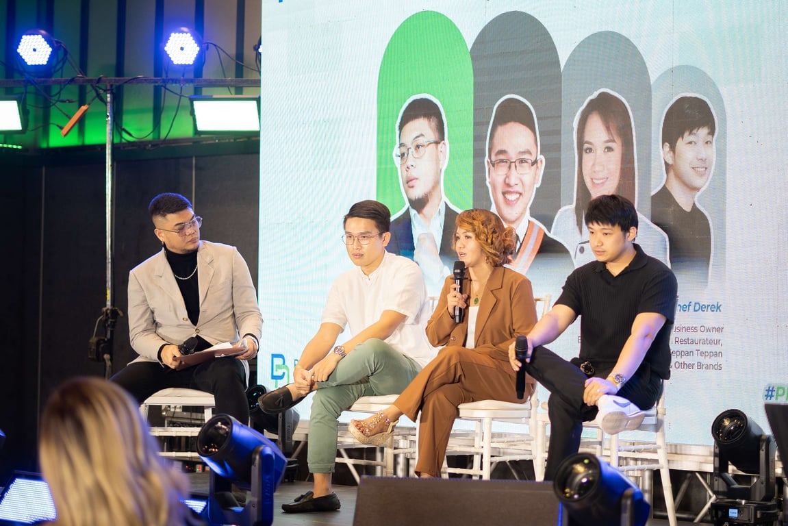 Yuri Dela Paz as the Moderator, Panelists: Micah Filip Fernando, Yam Torral, Chef Derek Limpo