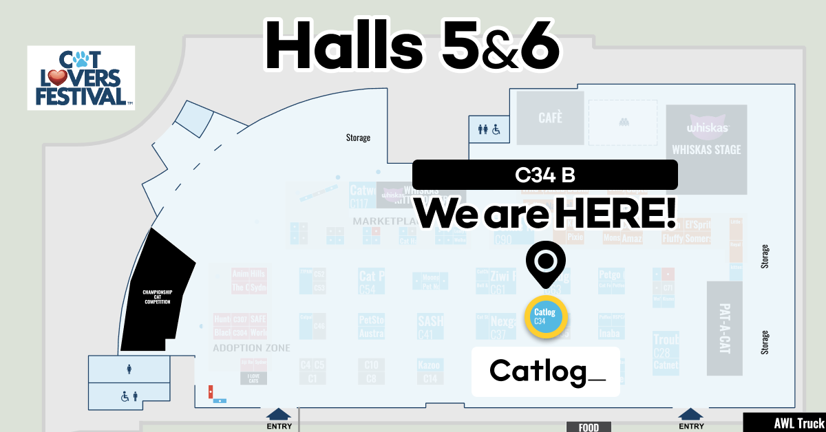 Cat Lovers Festival Sydney Catlog Booth Map