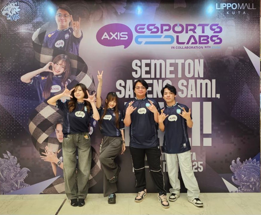 Kehadiran EVOS Wasawho, EVOS Yupi, EVOS Saykots dan EVOS Van untuk memeriahkan AXIS Esports Labs Bali