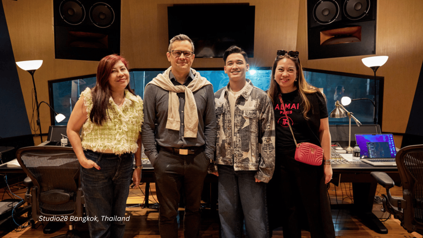 [In Photo, L-R: Gladys Rondina-Basinillo, Chief Experience Officer of PraXis, David Soderholm, General Manager of Up! Hit Music, Jan Francis and Apple Esplana-Manansala, President of The New Channel (TNC) Media Corp.]