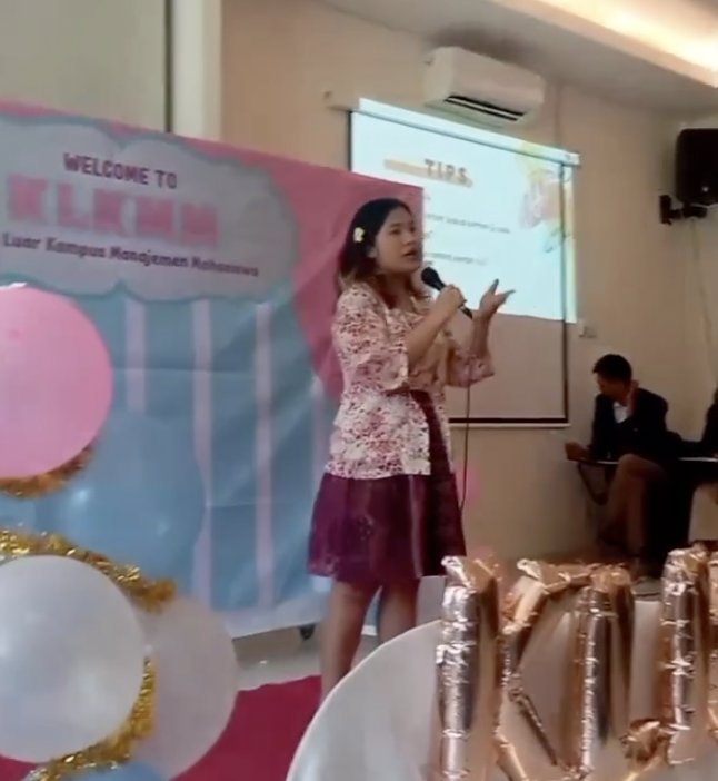 Arfiana Maulina Berbicara di Institut Pertanian Bogor (Sumber: Instagram/Arfiana Maulina)