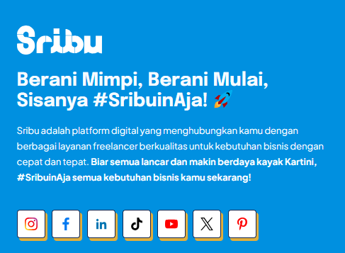   Contoh header halaman landing link di profil IG @sribu