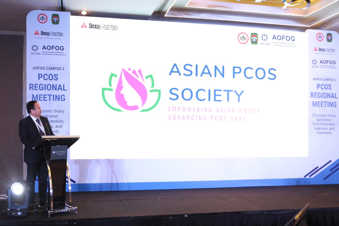 Peluncuran Asian PCOS Society oleh Prof. Budi Wiweko dari Indonesia sebagai Presiden Asian PCOS Society 