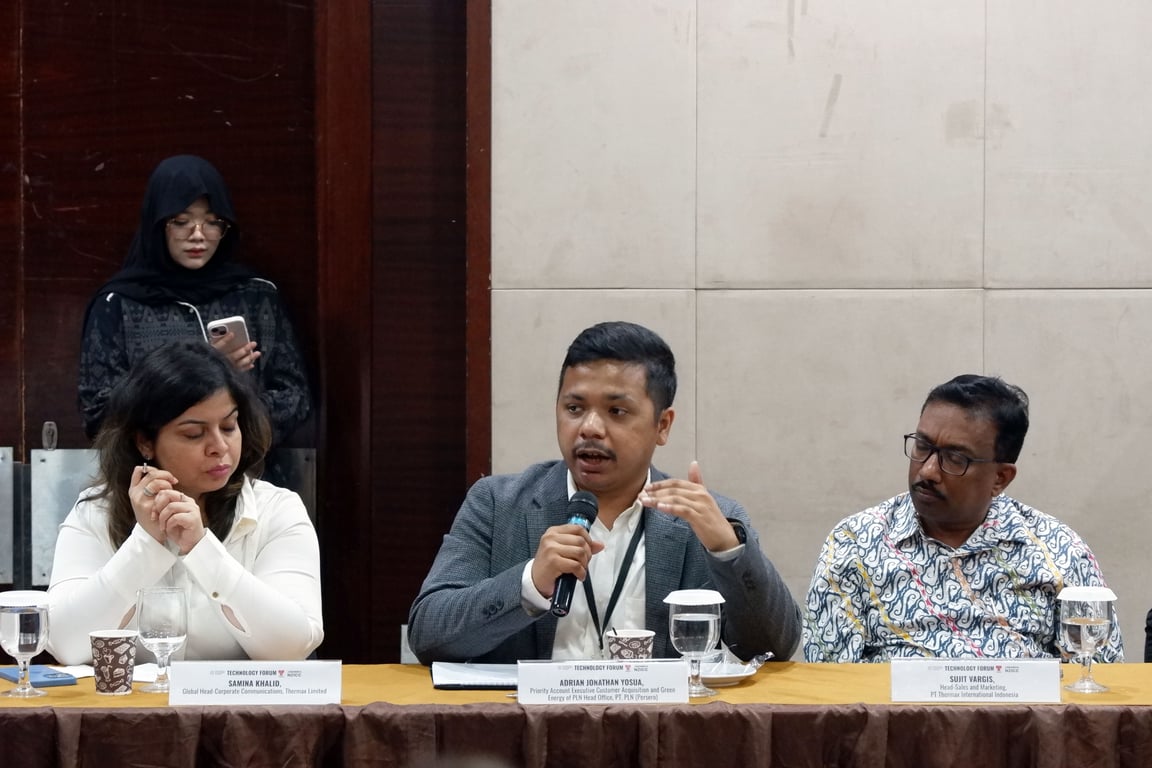 Adrian Yosua, Priority Account Executive Customer Acquisition and Green Energy, PLN Head Office, PT. PLN (Persero)<br>Foto: Indonesia Economic Forum/Rafi Fadhilah
