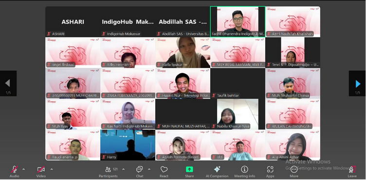 Dokumentasi webinar Indigo AI Connect 2025