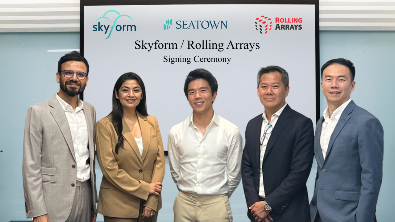 SkyForm/Rolling Arrays Signing Ceremony