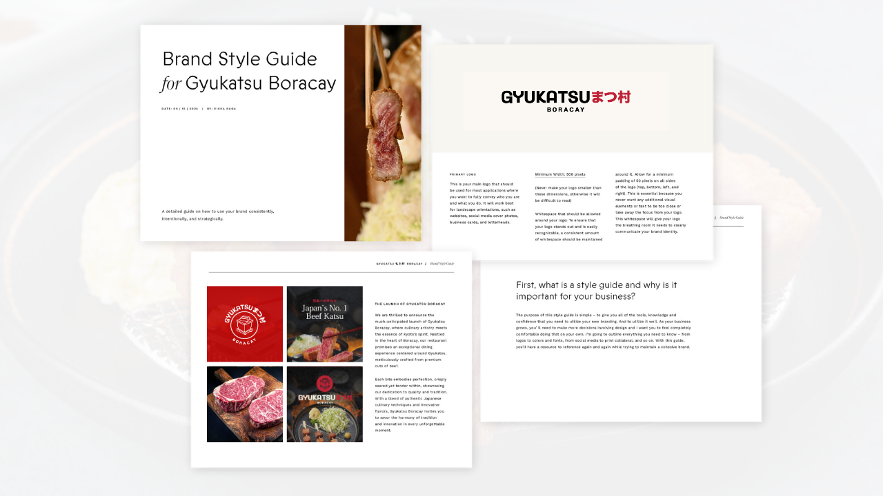 Gyukatsu Boracay | Branding