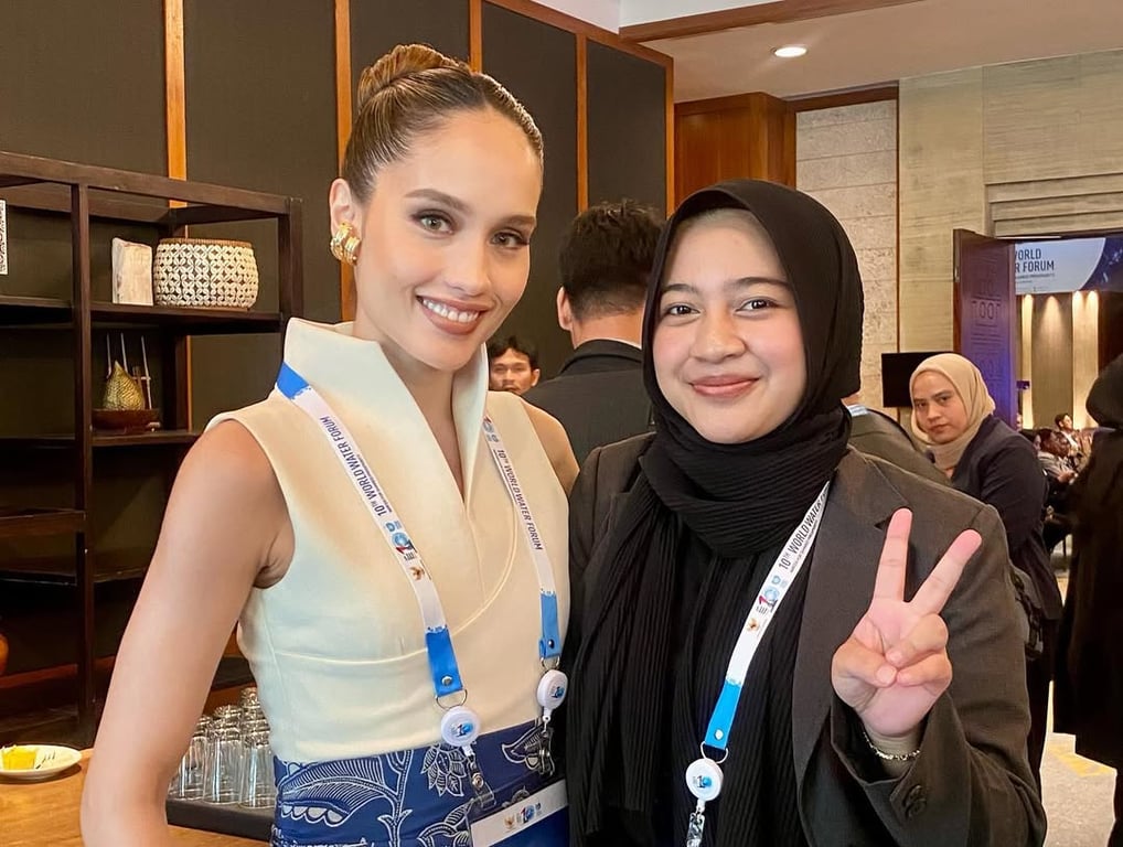 Annisa Edi Setiyani mewakili WateryNation di World Water Forum 2024 (Sumber: Dok. Instagram/Annisa Edi Setiyani)
