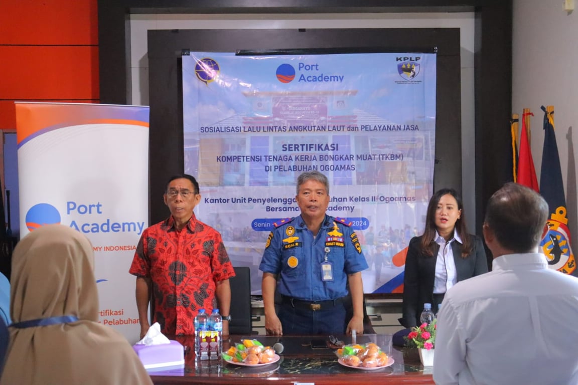 Port Academy dan KUPP Kelas III Ogoamas Selenggarakan Diklat TKBM