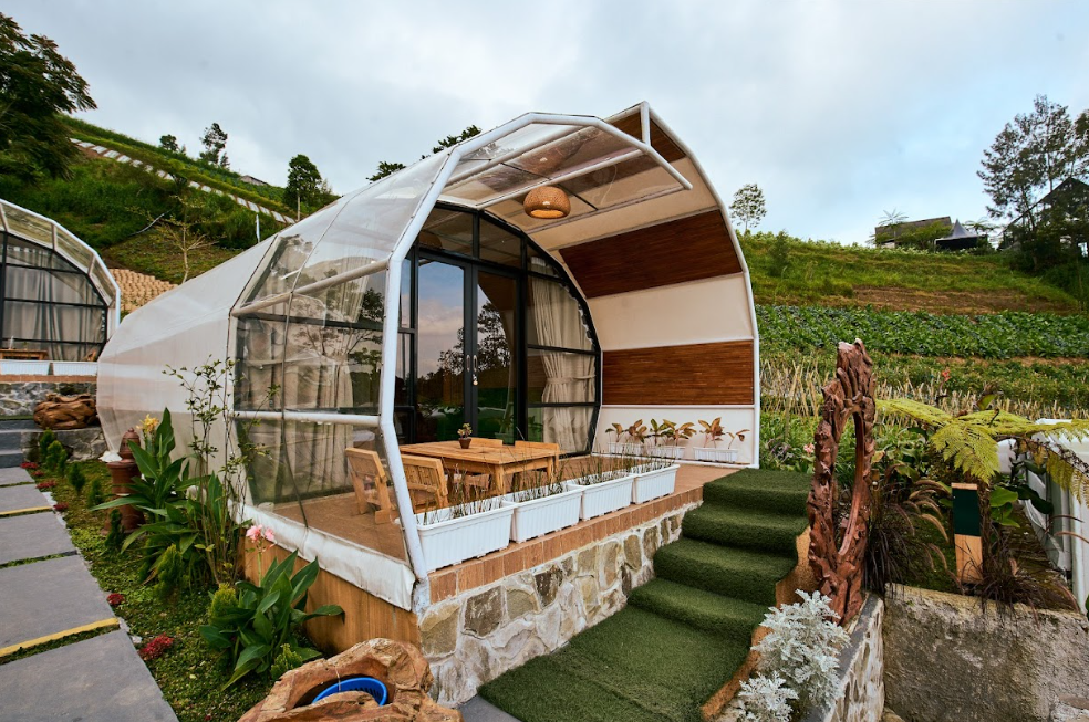 Salah satu type tenda di Luxcamp Selo