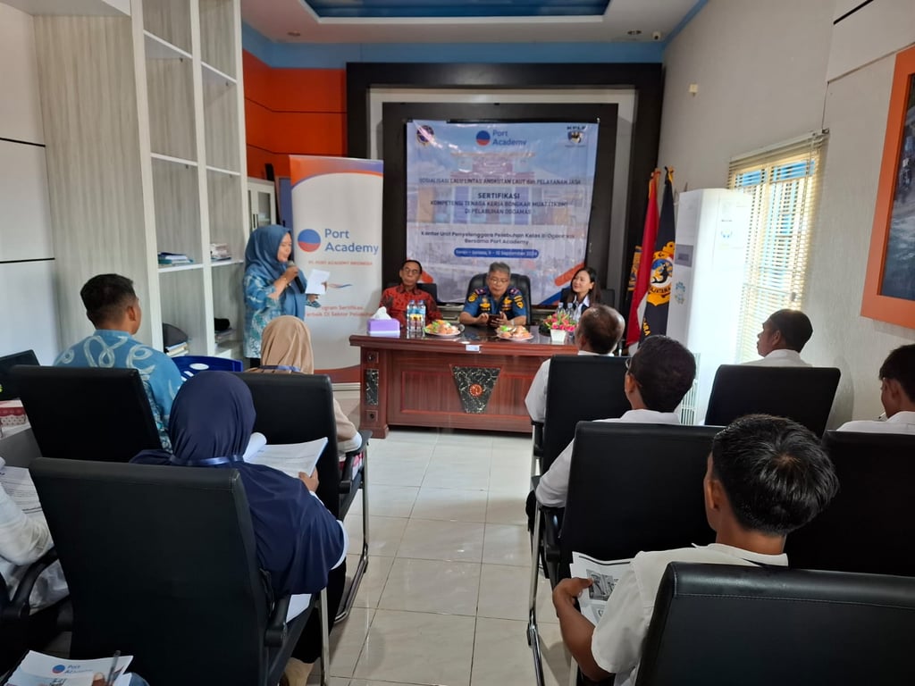 KUPP Kelas III Ogoamas Gandeng Port Academy Selenggarakan Diklat TKBM