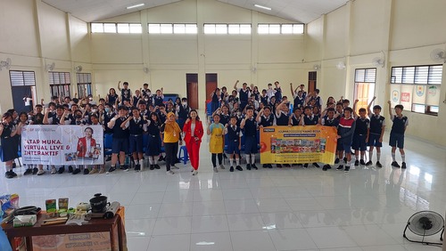 Meningkatkan Kualitas Public Speaking di SD dan SMP Tarsisius 2 bersama Coach Priska Sahanaya, PRONAS, SINOTIF dan AGATIS
