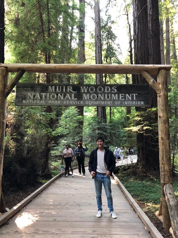 Alaric at Muir Woods National Monument