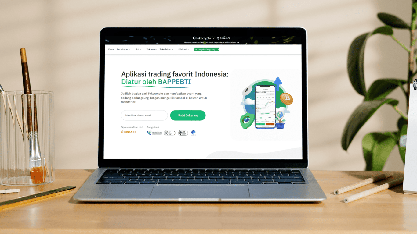 Ilustrasi Tokocrypto yang berkolaborasi dengan VIDA. Sumber: Tokocrypto.