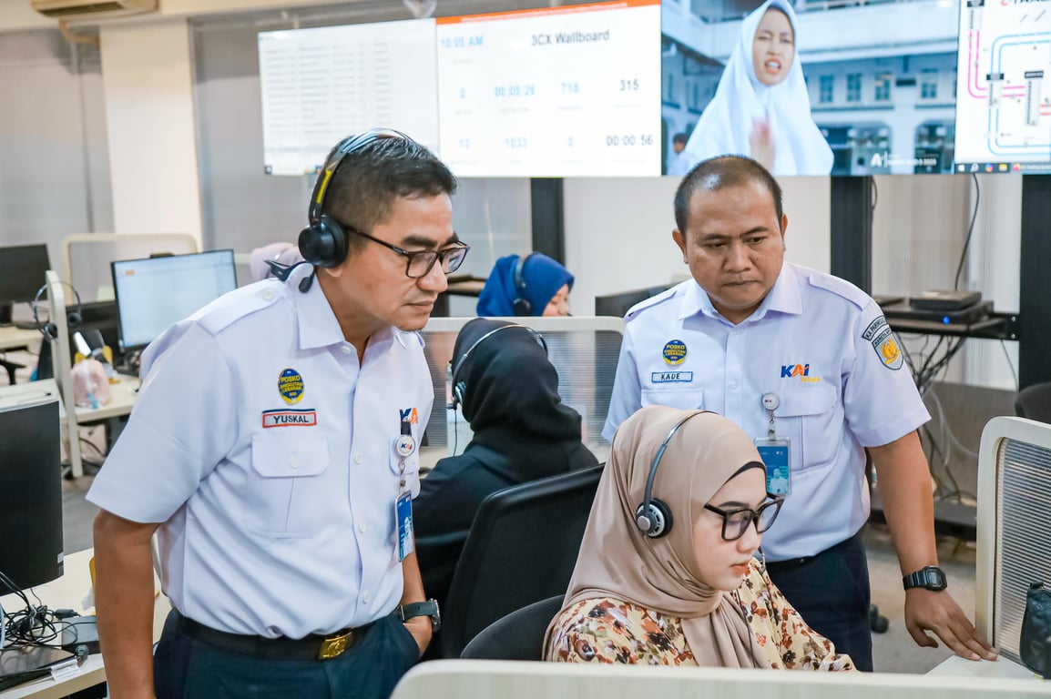Layanan WhatsApp Contact Center KAI121 beroperasi 24 jam yang dipantau langsung oleh petugas