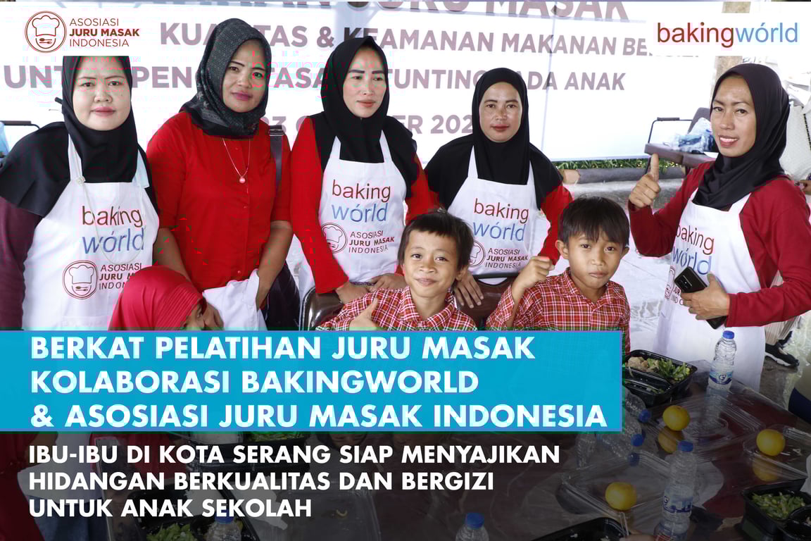 Peserta Pelatihan Mempersiapkan Makan Siang Bergizi