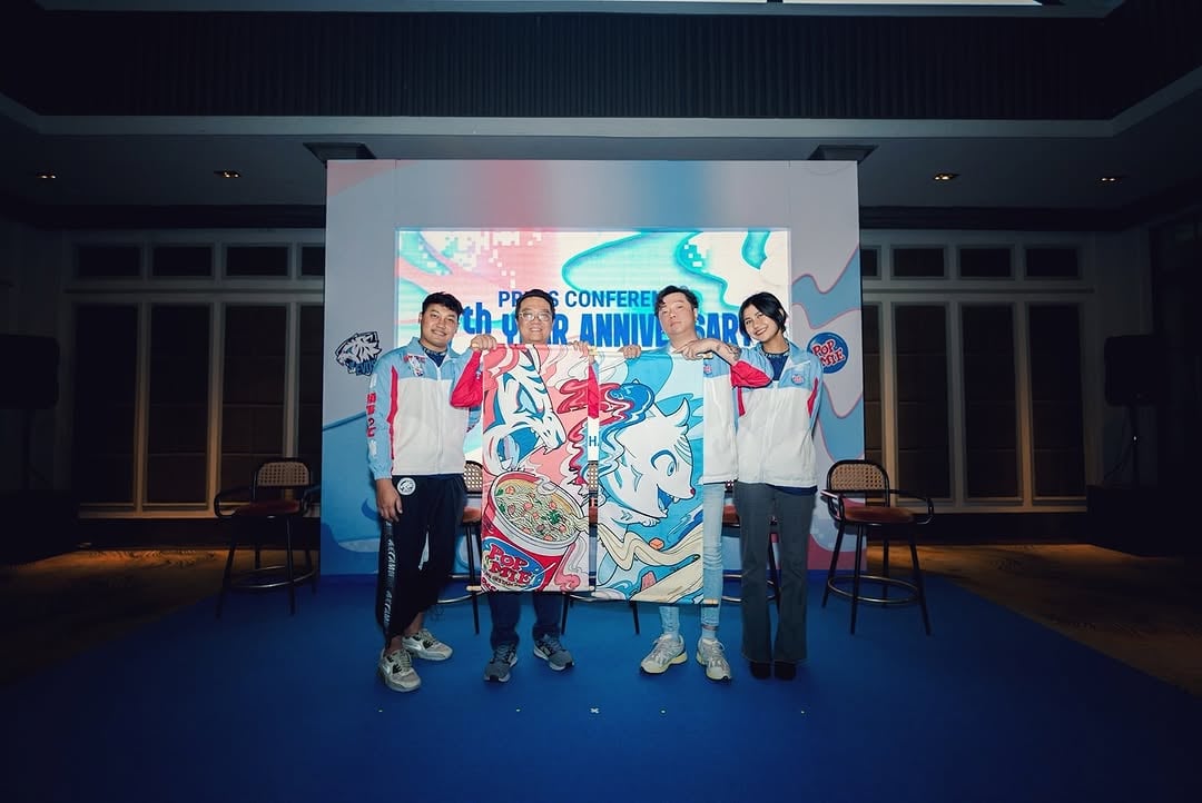 Moment Ceremony Ilustrasi Perjalanan 7 tahun Kolaborasi EVOS dan Pop Mie.
