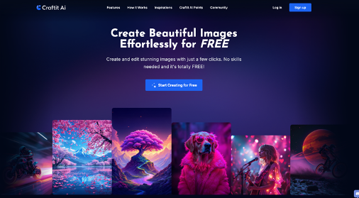 Craftit Ai - Landing Page (https://craftit.ai)