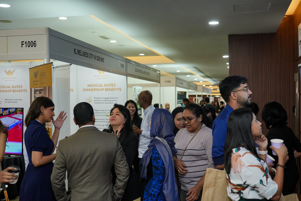 Enthusiastic healthcare professionals checking out innovative ideas