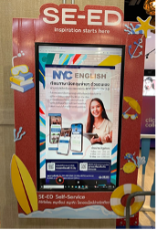 Figure 1 – Marketing Video at SE-ED Bookstore in Hua Hin, Thailand 