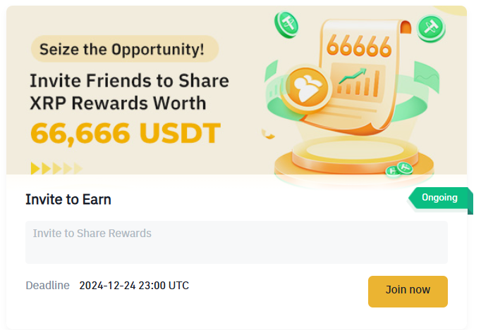 Bitrue's XRP Hot Event | Get USDT
