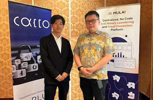 Left: Tominaga from the Cacco Business Development Division/Right: Mulai CEO Tommy
