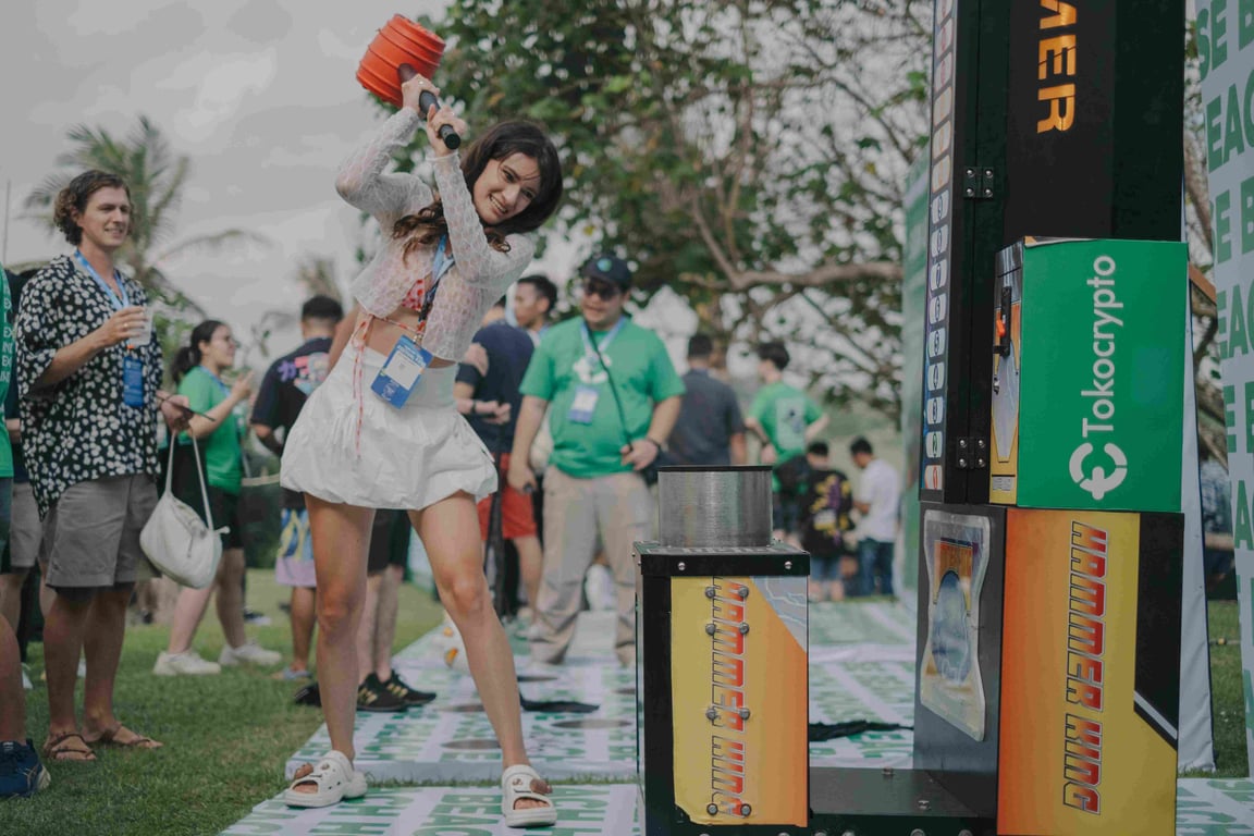 Tokocrypto x Binance Beach House: menyatukan industri di Coinfest Asia 2025. Sumber: Tokocrypto.